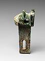 Chariot linchpin with a tiger head, Bronze, China
