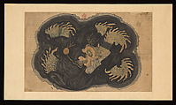 Dragon, Unidentified artist , Korean, Ink and color on paper, Korea