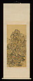 Landscapes in Summer and Winter, Ike no Taiga (Japanese, 1723–1776), Hanging scroll; ink on silk, Japan