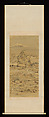 Landscapes in Summer and Winter, Ike no Taiga (Japanese, 1723–1776), Hanging scroll; ink on silk, Japan