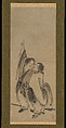 Hanshan and Shide, Style of Kenkō Shōkei 賢江祥啓 (Japanese, active ca. 1478–ca. 1523), Hanging scroll; ink on paper, Japan