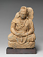 Seated Bodhisattva (Study Collection), Stone, Pakistan (ancient region of Gandhara)