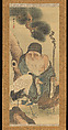 Jurōjin, Yosa Buson (Japanese, 1716–1783), Hanging scroll; ink and color on silk, Japan