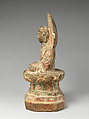 Seated Amida, Marble, paint traces, China