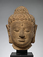 Head of a Buddha (Study Collection), Stone, Indonesia (Java)