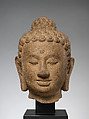 Head of a Buddha (Study Collection), Stone, Indonesia (Java)