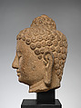 Head of a Buddha (Study Collection), Stone, Indonesia (Java)