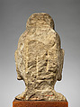 Head of a Buddha, Limestone with traces of pigment, China