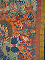 The Wrathful Protector Mahakala, Tantric Protective Form of Avalokiteshvara, Distemper on cloth, Tibet