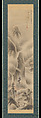 Landscape in Wind and Rain in the Mi Style, Takahashi Sōhei  Japanese, Hanging scroll; ink and color on paper, Japan