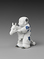 Chinese Child on a Hobby Horse, Porcelain with underglaze blue (Hirado ware), Japan
