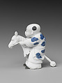 Chinese Child on a Hobby Horse, Porcelain with underglaze blue (Hirado ware), Japan