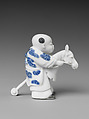 Chinese Child on a Hobby Horse, Porcelain with underglaze blue (Hirado ware), Japan