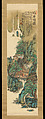 Life of Reclusion in the Mountains, Tomioka Tessai Japanese, Hanging scroll; ink and color on silk, Japan