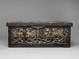 Writing box with Camões inscription, Wood, lacquer, gold and iron, Lower Burma, Kingdom of Pegu