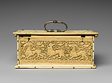 Casket, Ivory, brass and silver, Sri Lanka, probably Kandy