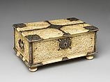 Casket, Ivory and Silver, Sri Lanka, Sinhalese-Dutch