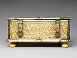 Casket, Ivory and Silver, Sri Lanka, Sinhalese-Dutch