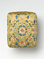 Arm Pillow (one of a pair), Silk embroidery on silk satin, China
