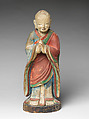 Kashyapa, Wood with polychrome paint, Korea