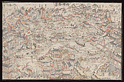 The Beautiful Scenery of West Lake, Woodblock print; ink on paper with additional hand coloring, China, Suzhou