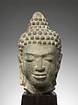 Head of the Buddha, Stone, Thailand, Mon-Dvaravati