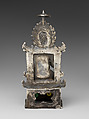 Buddha, Avalokiteshvara and Vajrapani, Cast silver, Indonesia, Central Java