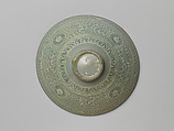 Bowl, Stoneware with inlaid decoration of cranes and clouds
under celadon glaze, Korea