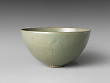 Bowl, Stoneware with incised decoration under celadon glaze, Korea