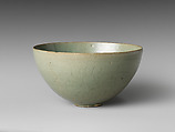Bowl, Stoneware with incised decoration under celadon glaze, Korea