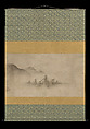 Landscape, Attributed to Kano Motonobu (Japanese, 1477–1559), Hanging scroll; ink on paper, Japan