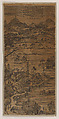 Ten Views of West Lake, Woodblock print; ink on paper, China, Suzhou