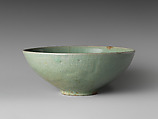 Bowl, Stoneware with inlaid decoration under celadon glaze, Korea