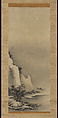 Landscapes of Autumn and Winter, Spurious seal of Tenshō Shūbun (Japanese, active 1414–before 1463), Diptych of hanging scrolls; ink and color on paper, Japan