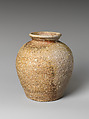 Flower Container, Uzukumaru Shape, Gary Moler (American, born 1951), Stoneware, natural ash glaze; Shigaraki ware, United States