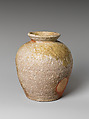 Flower Container, Uzukumaru Shape, Gary Moler (American, born 1951), Stoneware, natural ash glaze; Shigaraki ware, United States