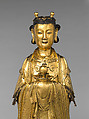 Dragon Girl (Longnü), Gilt copper alloy, China