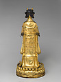 Dragon Girl (Longnü), Gilt copper alloy, China