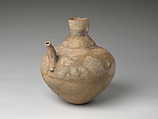 Spouted Vessel, Earthenware with cord-marked and incised decoration (Tōhoku region, Tokoshinai 5 type), Japan