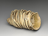 Cluster of mountain tea bowls (yama-chawan), Stoneware with ash glaze (Seto ware), Japan