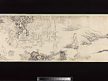 Seven Sages of the Bamboo Grove, Liu Yanchong (Chinese, 1808–1847), Handscroll; ink on paper, China
