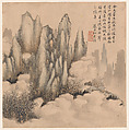 Landscapes after old masters, Huang Jun (Chinese, 1775–1850), Album of eight leaves; ink and color on paper, China