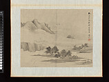Landscapes, Zhu Henian (Chinese, 1760–1844), Album; ink and color on paper, China