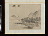 Landscapes, Zhu Henian (Chinese, 1760–1844), Album; ink and color on paper, China