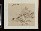 Landscapes, Zhu Henian (Chinese, 1760–1844), Album; ink and color on paper, China