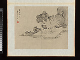 Landscapes, Zhu Henian (Chinese, 1760–1844), Album; ink and color on paper, China