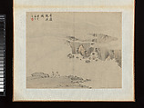 Landscapes, Zhu Henian (Chinese, 1760–1844), Album; ink and color on paper, China