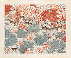 Deer in Autumn Forest, Chang Dai-chien (Zhang Daqian)  Chinese, Hanging scroll; ink and color on paper, USA