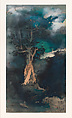 Spirit Tree of Lishan, Chang Dai-chien (Zhang Daqian)  Chinese, Framed hanging scroll; ink and color on silk, Taiwan