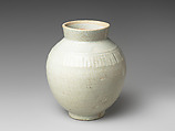 Jar, Porcelain with white glaze (Hizen ware), Japan